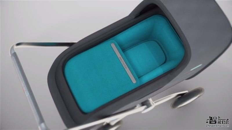 妈妈的好帮手！这个婴儿车会自己跟着你跑 智能公会