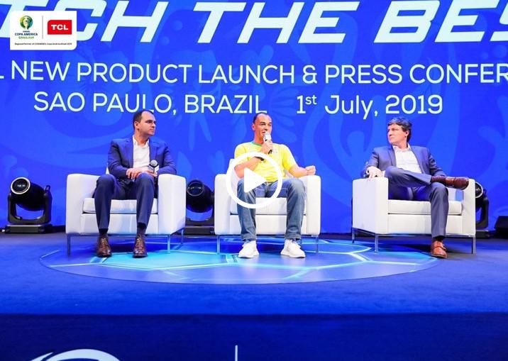 五星巴西传奇卡福出席TCL全球新品发布会 智能公会