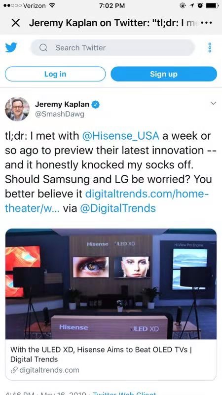 关于叠屏电视这个新物种 看看外媒是如何评价的 智能公会