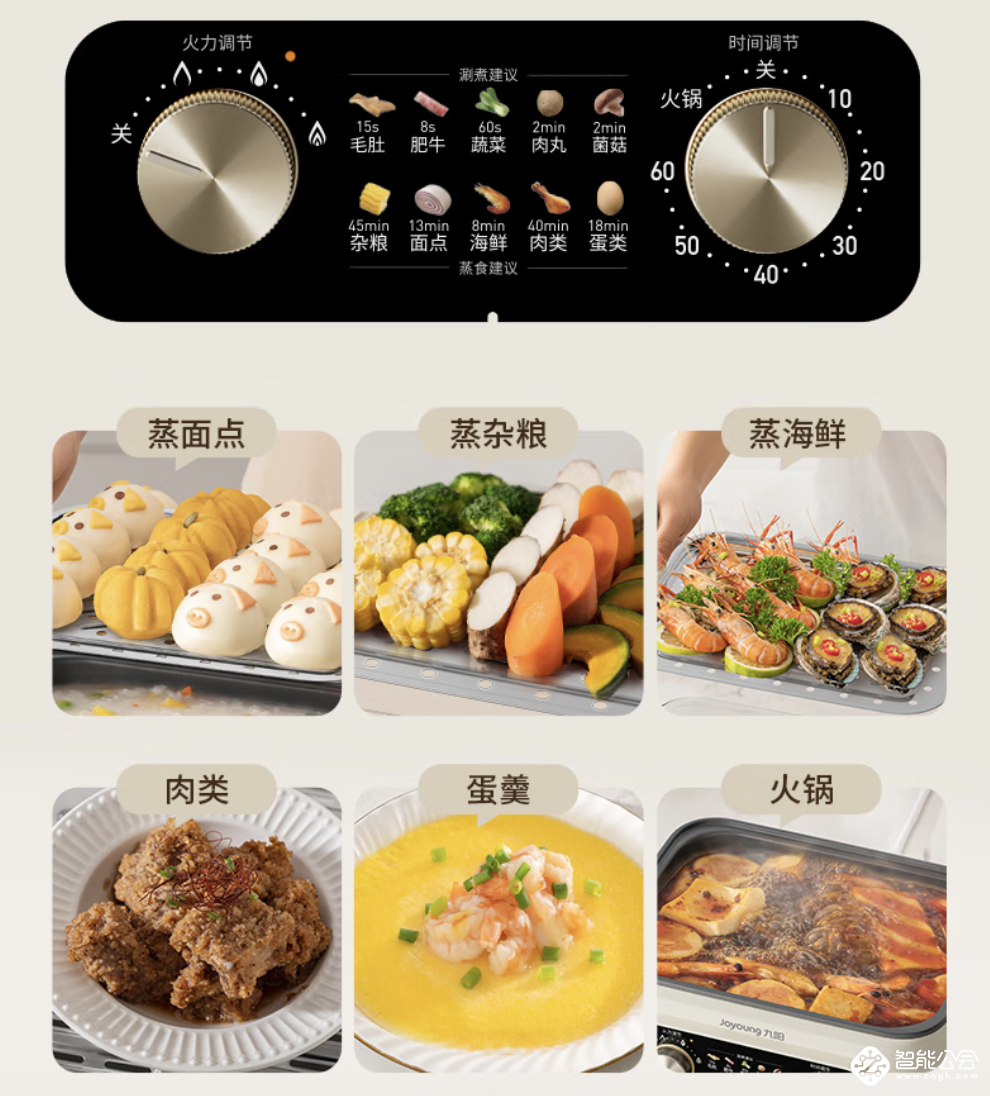 高效速热，九阳GZ536电蒸锅锁住食材鲜美 智能公会