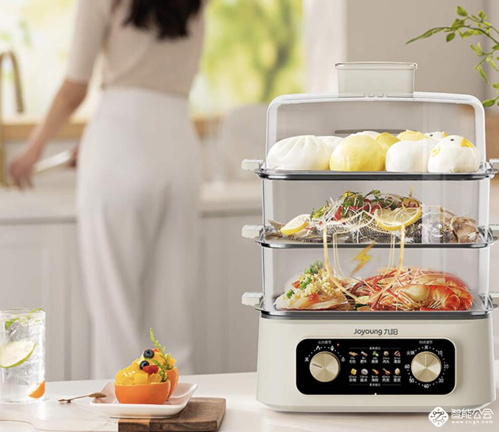 高效速热，九阳GZ536电蒸锅锁住食材鲜美 智能公会