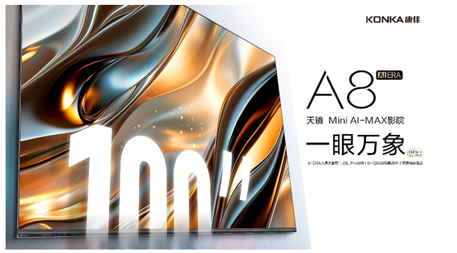 康佳“3.15”全品类“双补”促销来袭！100A8百吋新品国家补贴+品牌补贴至高优惠4000元 智能公会